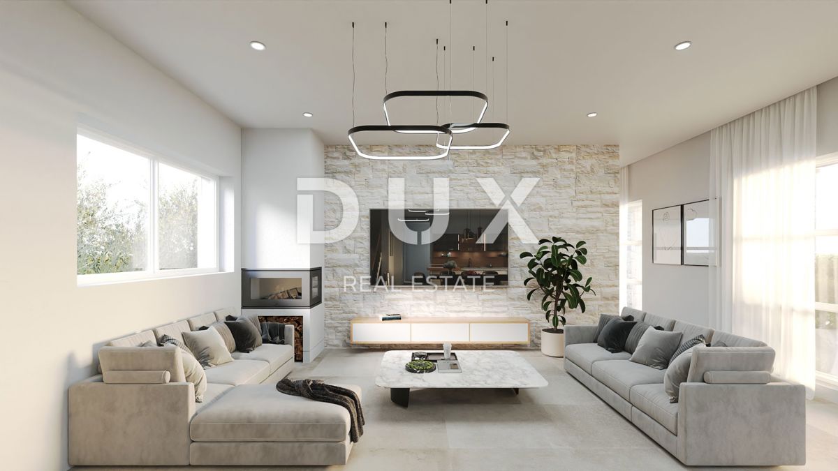 ISTRA, KAŠTELIR - Fascinantna kamnita vila s panoramskim pogledom na morje