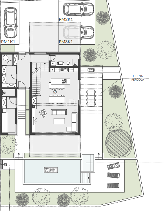 ISTRA, MEDULIN - Vaše sanje ob morju! Dvojček hiše s pogledom na morje iz vseh nadstropij, ROH BAU, EKSKLUZIVNO!