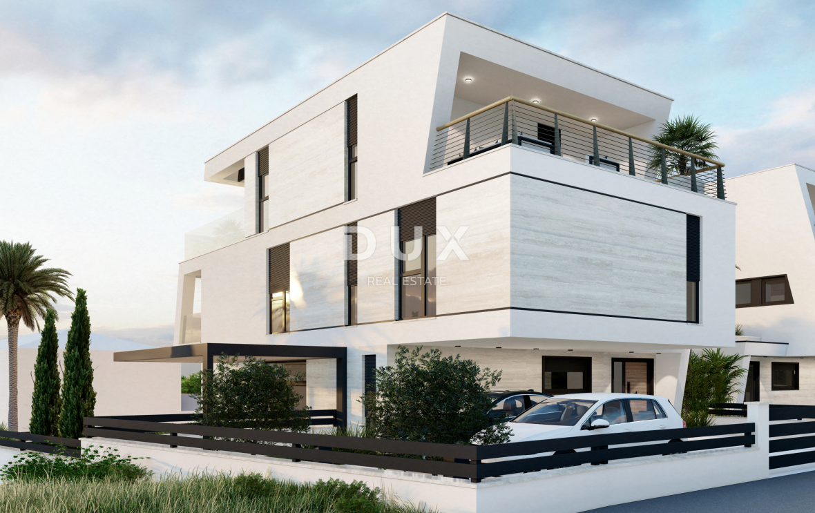 ISTRA, MEDULIN - Vaše sanje ob morju! Dvojček hiše s pogledom na morje iz vseh nadstropij, ROH BAU, EKSKLUZIVNO!