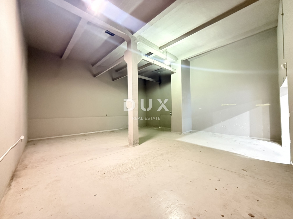 RIJEKA, CENTER - poslovni prostor 174m², skladišče v pritličju in parkirno mesto!