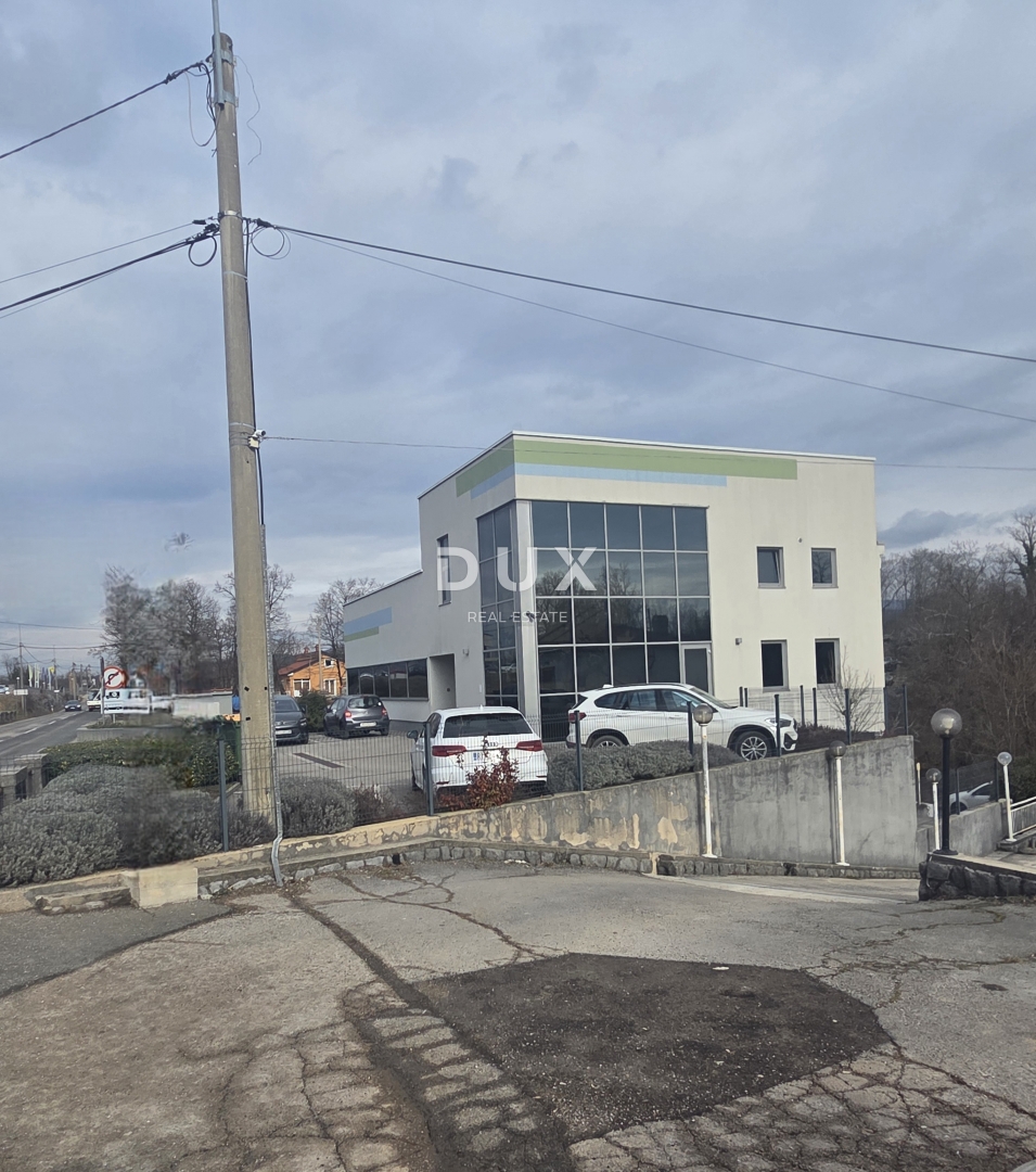 MATULJI, JURDANI, MUČIĆI - poslovna hala 600m2 + urejen vrt in parkirišče 1100m2