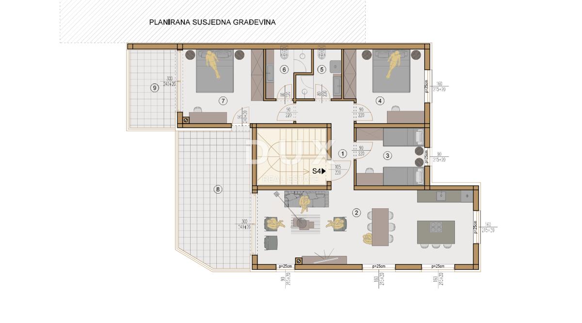 ISTRA, VALDEBEK - Penthouse v novogradnji