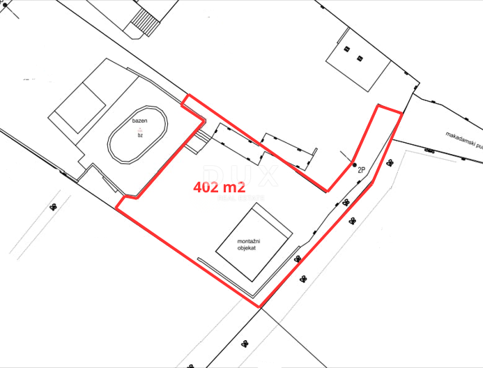 Zemljišče Bilice, Šibenik - Okolica, 402m2