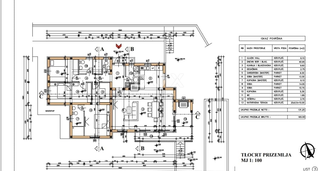 Zemljišče Kastav, 615m2
