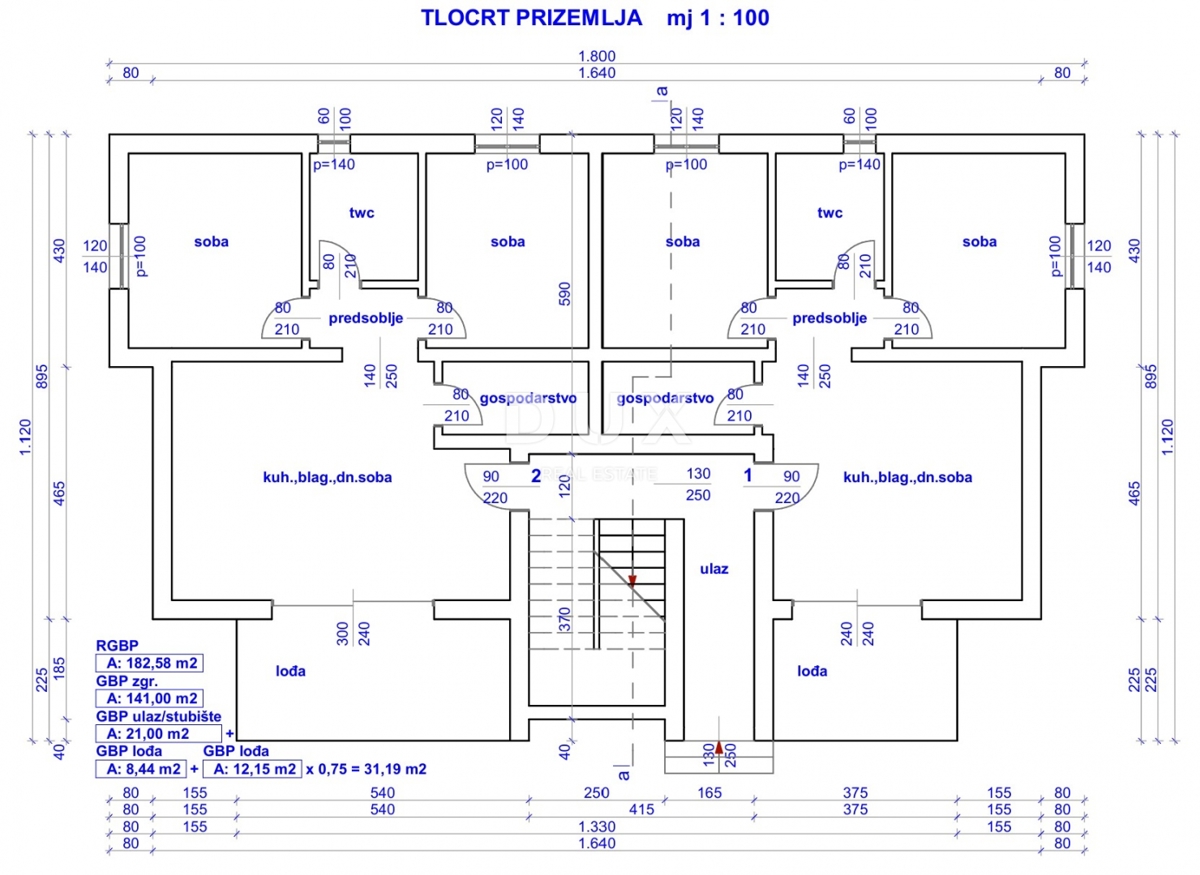 OTOK RAB, KAMPOR - NOVO! Ekskluzivno stanovanje v pritličju z vrtom