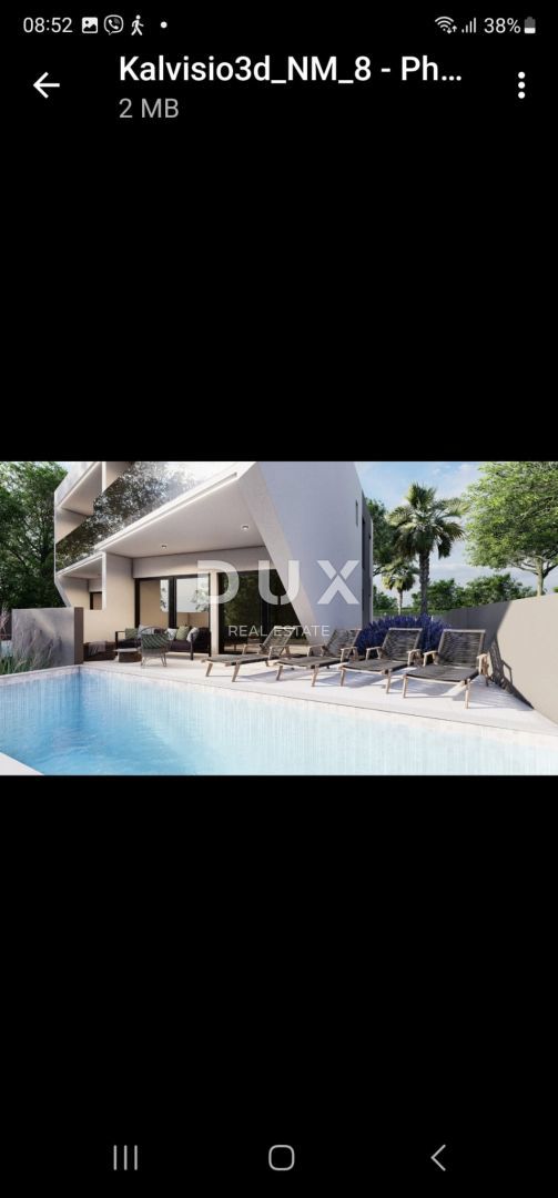 CRIKVENICA, JADRANOVO - luksuzna polpritlična hiša z bazenom, 134m2