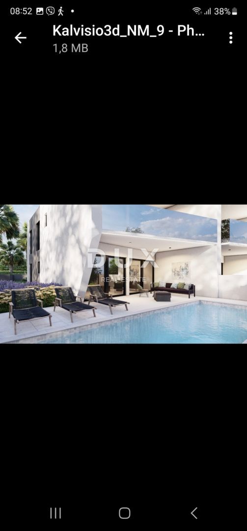 CRIKVENICA, JADRANOVO - luksuzna polpritlična hiša z bazenom, 134m2