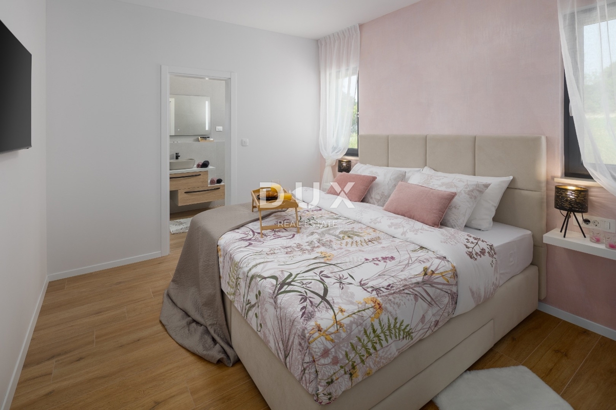 ISTRA, SVETI PETAR V GOZDU - Kvalitetna montažna hiša z bazenom