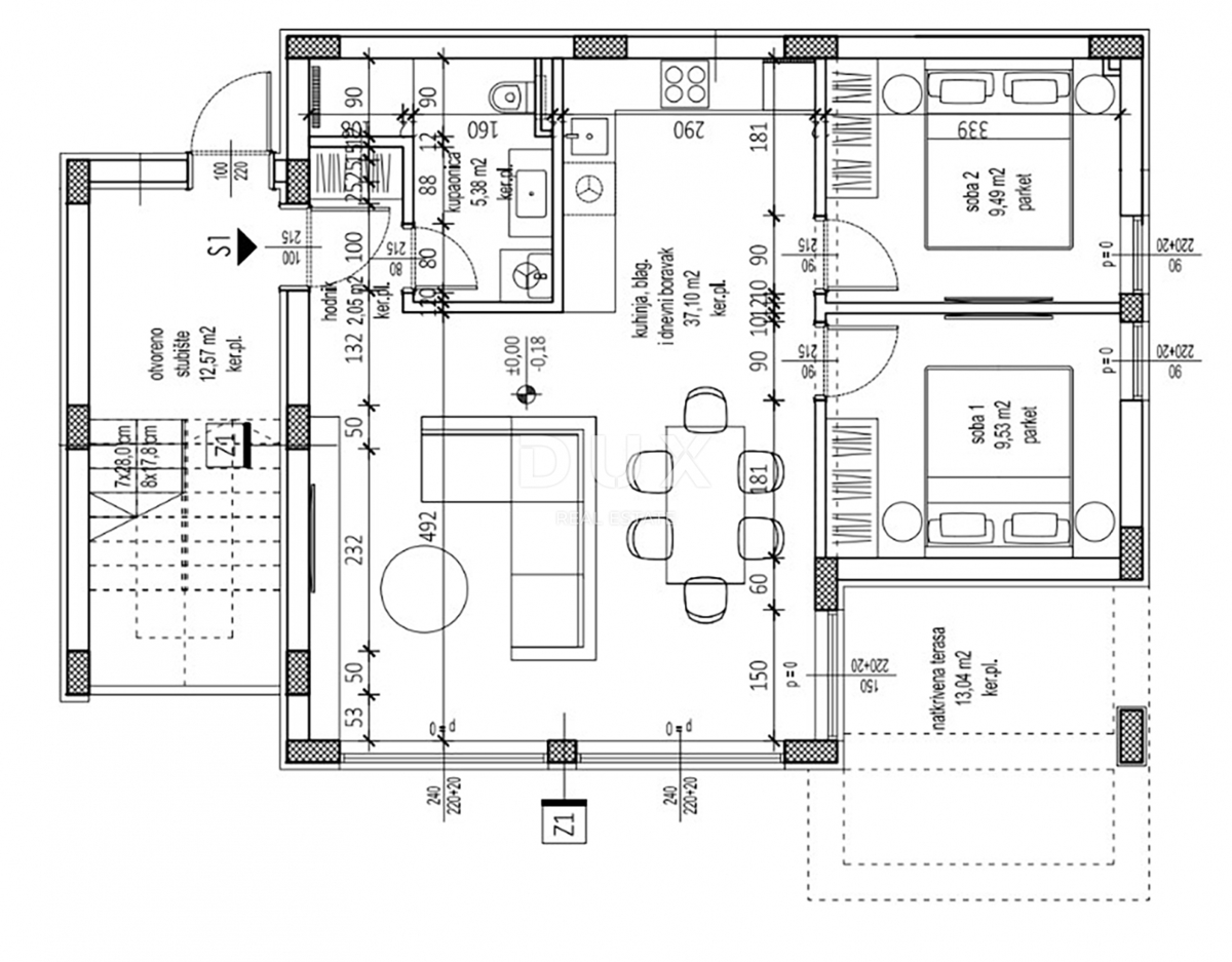 ZADAR, PETRČANE - Novogradnja 2. red do morja! Punta Skala! S1