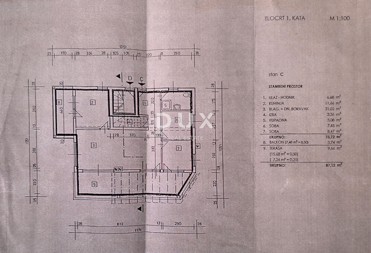 Stanovanje Lovran, 87m2