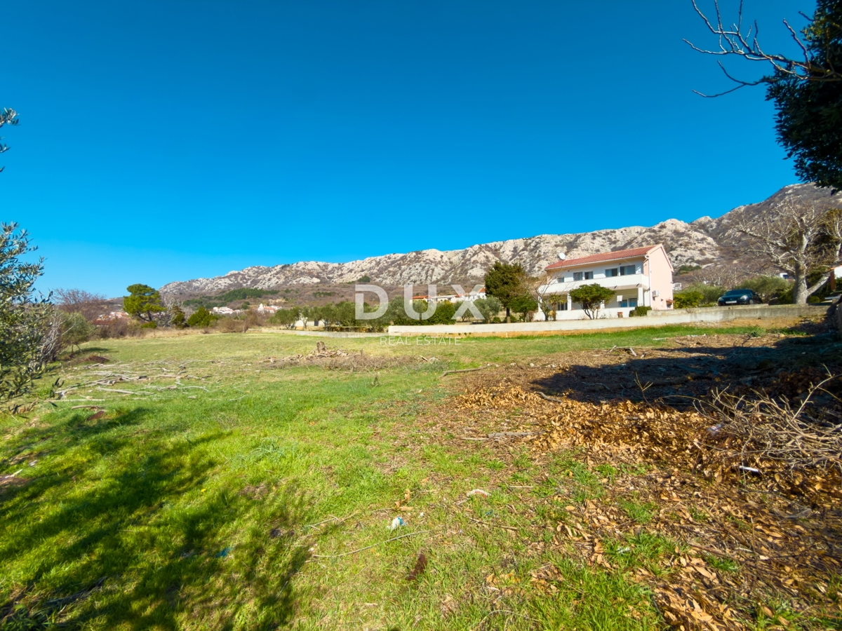 OTOK KRK, DRAGA BAŠĆANSKA - Zazidano gradbeno zemljišče