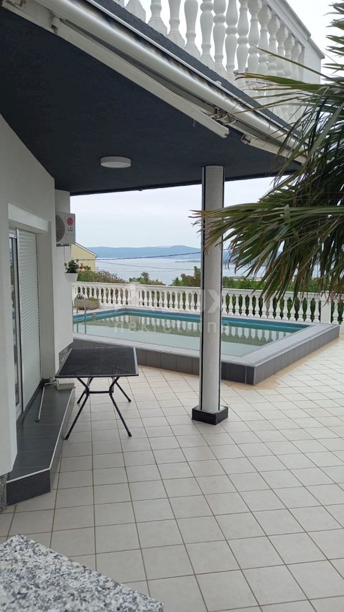 Crikvenica - Hiša z bazenom in prekrasnim pogledom na morje