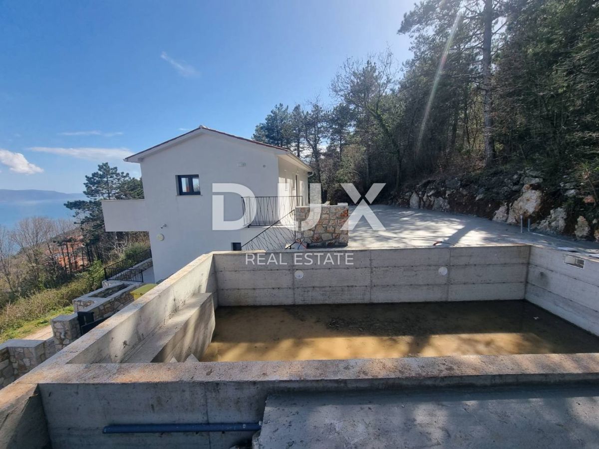 ISTRA, RABAC - Hiša s panoramskim pogledom na morje