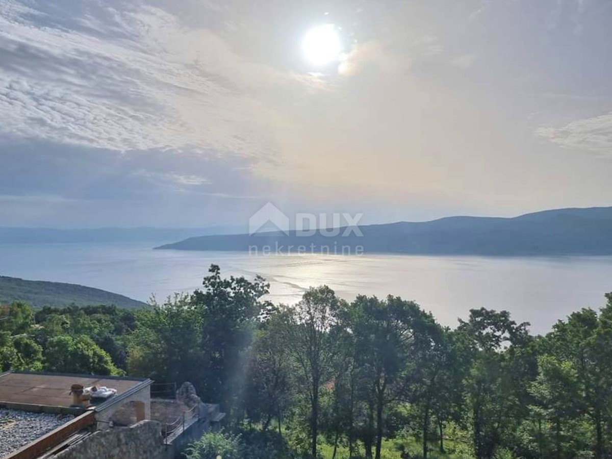 ISTRA, RABAC - Hiša s panoramskim pogledom na morje