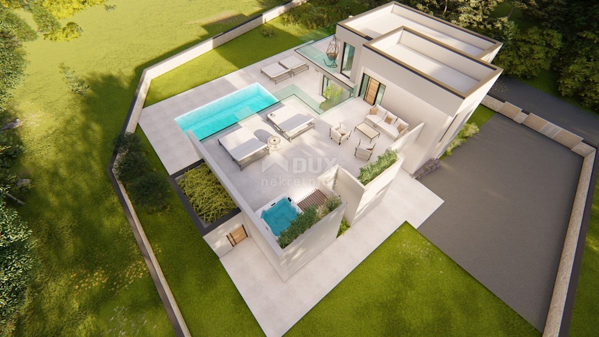 ISTRA, PULA - ekskluzivna vila z bazenom v Rohbau fazi - zasebna lokacija z vrtom 2700m2