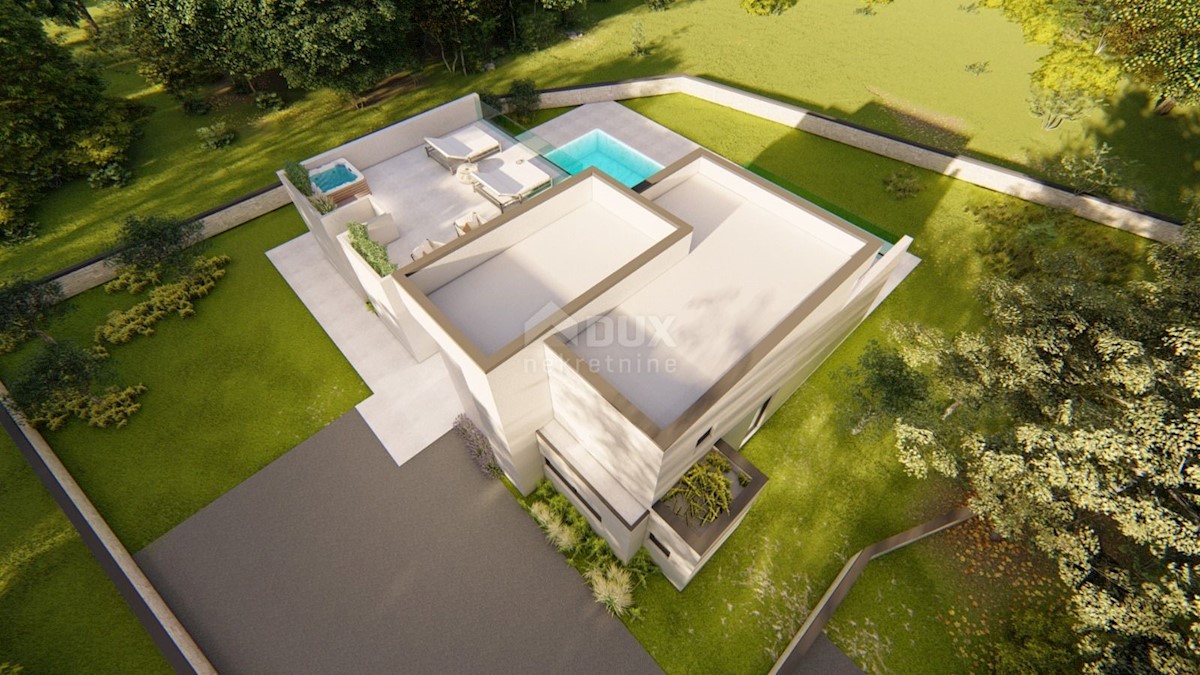 ISTRA, PULA - ekskluzivna vila z bazenom v Rohbau fazi - zasebna lokacija z vrtom 2700m2