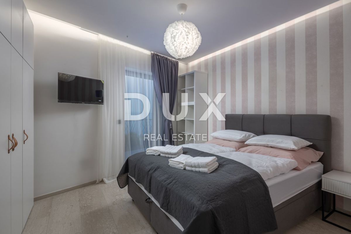 OPATIJA, CENTER - luksuzna etaža 300m2 v novogradnji z garažo, panoramski pogled na morje