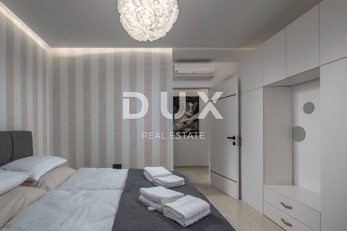 OPATIJA, CENTER - luksuzna etaža 300m2 v novogradnji z garažo, panoramski pogled na morje