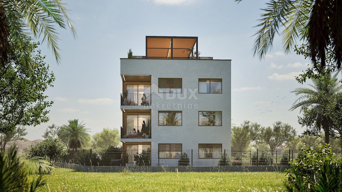 ZADAR, NIN - Apartma S1 v gradnji z vrtom in pogledom na morje