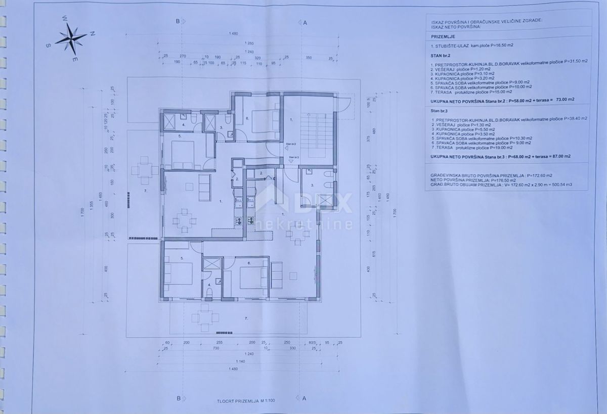 MATULJI, JURDANI, RUPA - gradbeno zemljišče 9000m2 z ZAZID. DOVOLJENJE za halo in poslovno stanovanjski objekt