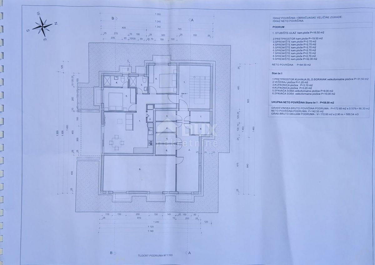 MATULJI, JURDANI, RUPA - gradbeno zemljišče 9000m2 z ZAZID. DOVOLJENJE za halo in poslovno stanovanjski objekt