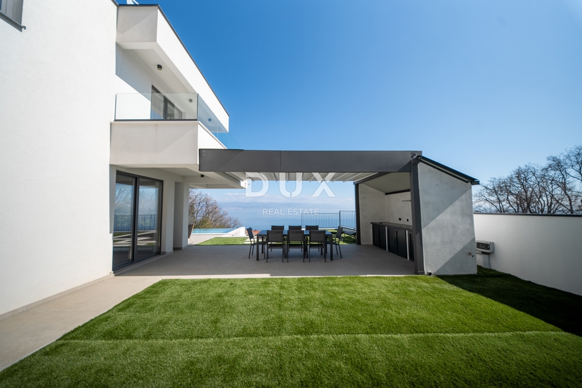 OPATIJA, LOVRAN – vrhunska novogradnja z bazenom in panoramskim pogledom