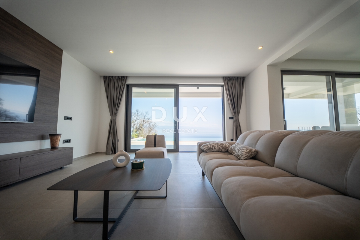OPATIJA, LOVRAN – vrhunska novogradnja z bazenom in panoramskim pogledom