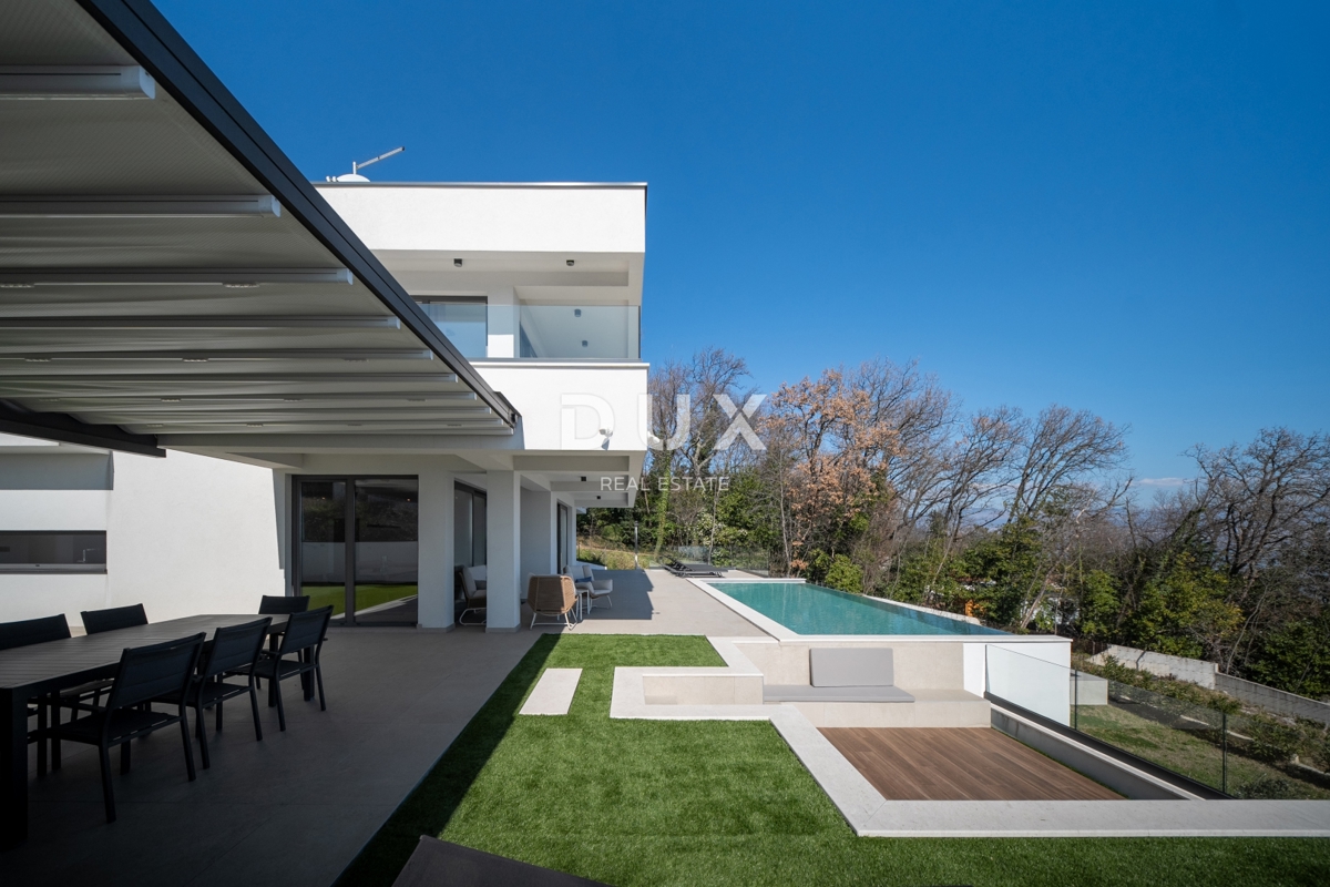 OPATIJA, LOVRAN – vrhunska novogradnja z bazenom in panoramskim pogledom