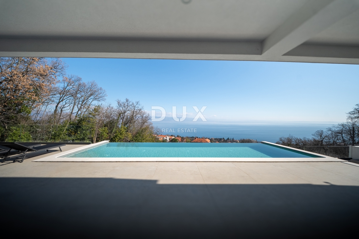 OPATIJA, LOVRAN – vrhunska novogradnja z bazenom in panoramskim pogledom