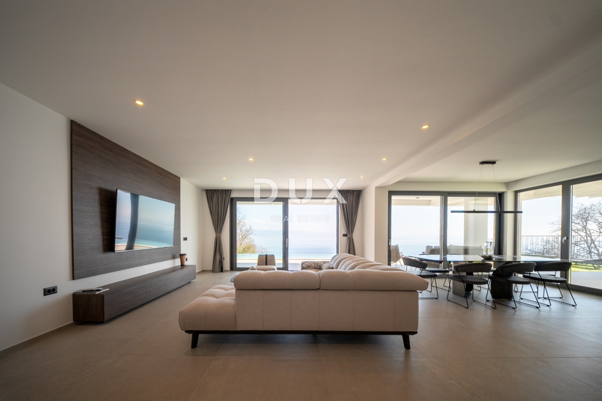 OPATIJA, LOVRAN – vrhunska novogradnja z bazenom in panoramskim pogledom