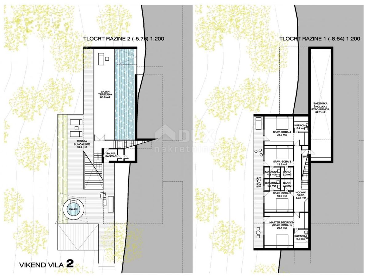 GORSKI KOTAR, FUŽINE - edinstven projekt v osrčju Gorskega kotarja, gradbeno zemljišče 2086 m2 s projektom za vilo, priložnost za investicijo!