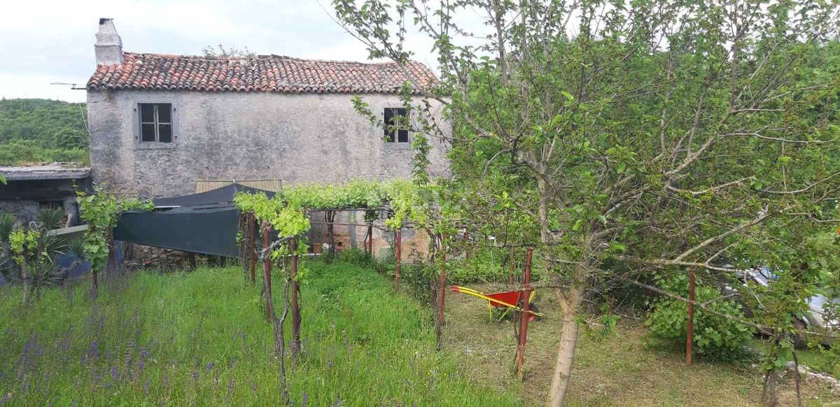 ISTRA, LABIN - Samostojna posest s samostojno kamnito hišo za obnovo