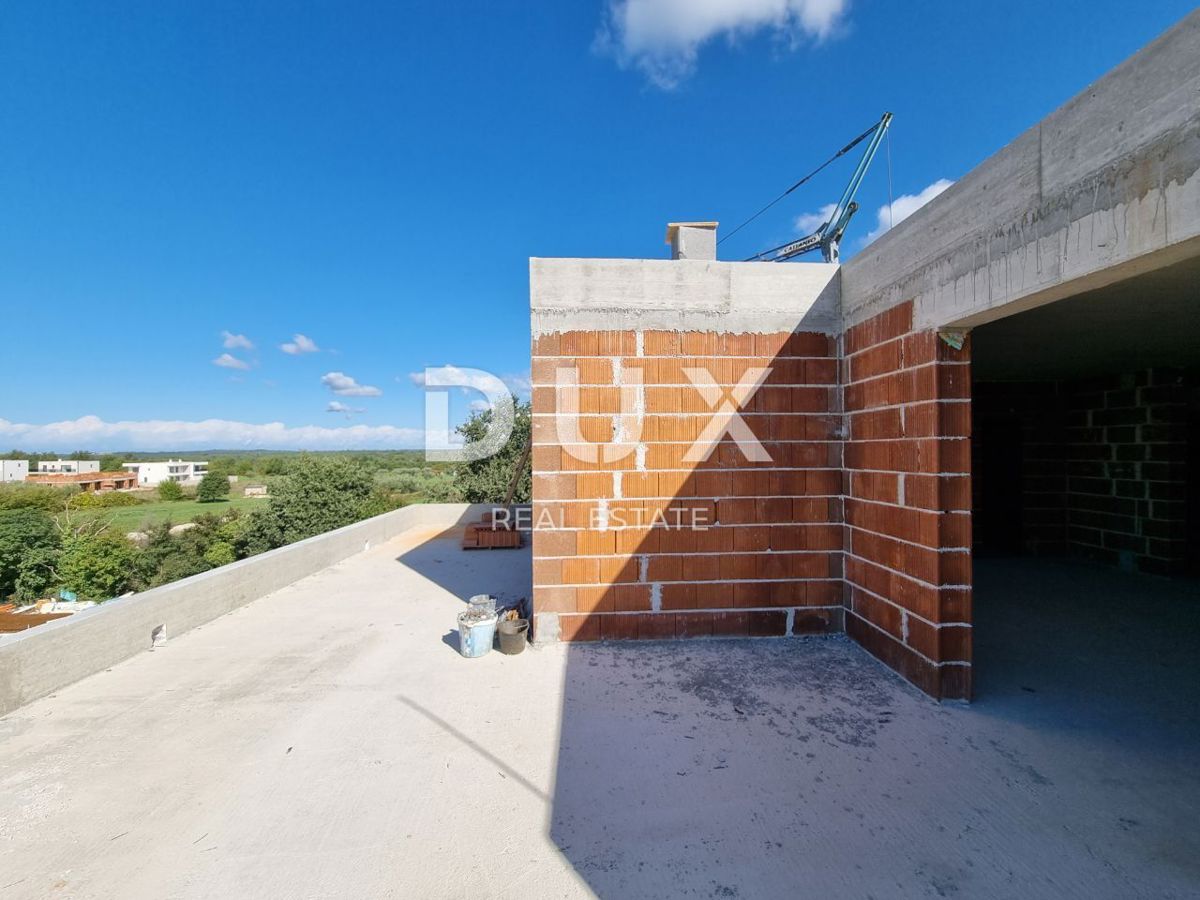 ISTRA, TAR - Penthouse v novi stavbi s panoramskim pogledom na naravo in morje