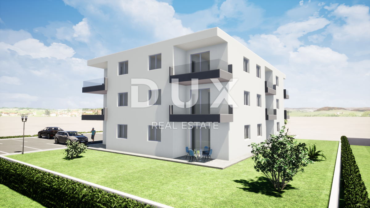 ISTRA, UMAG - Apartma z vrtom v novogradnji 200m od morja