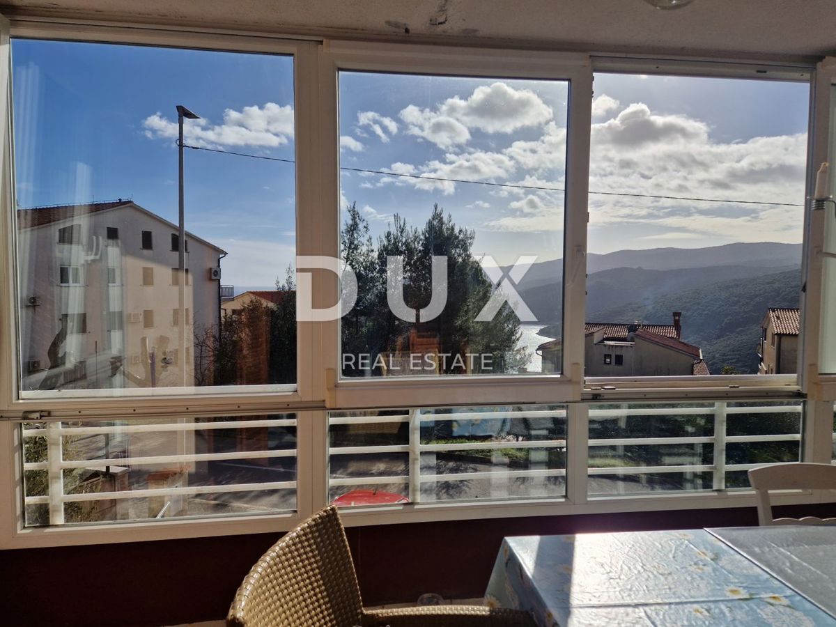 ISTRA, RABAC - Dvosobni apartma s pogledom na morje