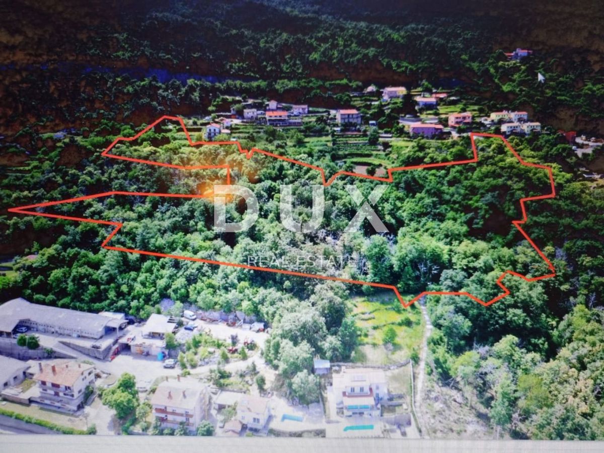OPATIJA, IČIĆI, POLJANE - gradbeno zemljišče 17500m2 za turistične namene s pogledom na morje za hotel/butični hotel/motel/apartmaje/vile/hiše za najem - počitnice z bazenom - 7 minut od tunela Učka! 
