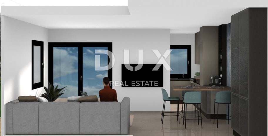 NOVALJA, JAKISNICA - Luksuzno penthouse 117 m2 s pogledom na celoten zaliv