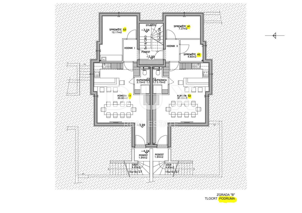 NOVALJA, JAKISNICA - Luksuzno penthouse 117 m2 s pogledom na celoten zaliv