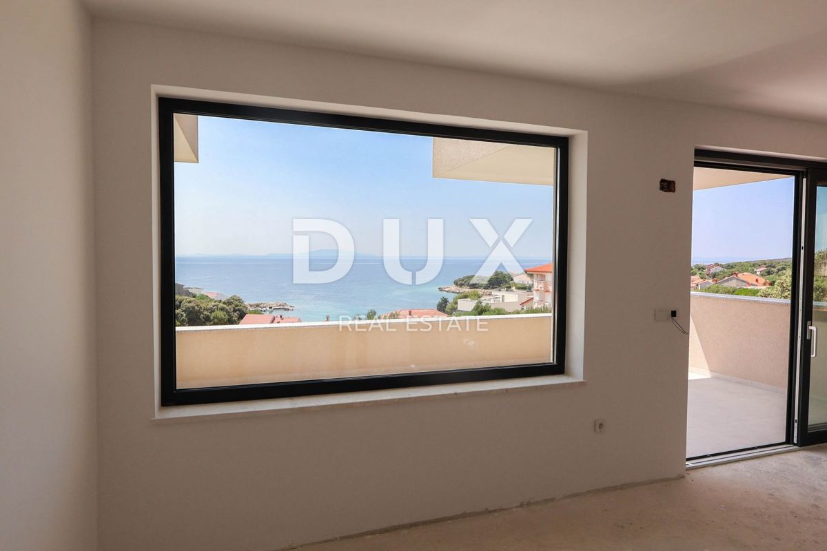 NOVALJA, JAKISNICA - Luksuzno penthouse 117 m2 s pogledom na celoten zaliv