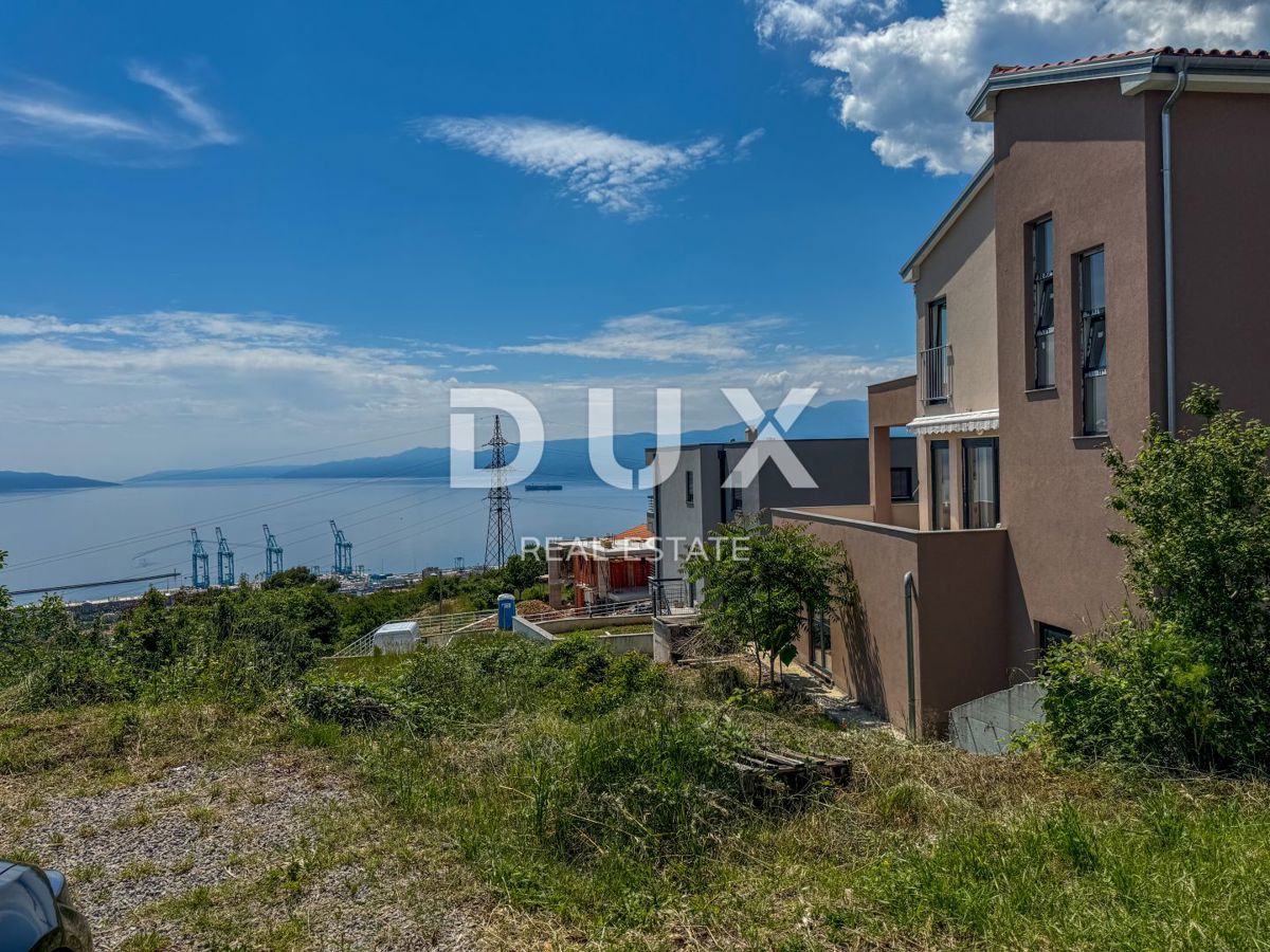 RIJEKA, BOKI - nova samostojna hiša, pripravljena za dokončanje po vašem okusu, s pogledom na morje