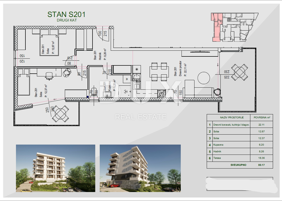 Stanovanje Zamet, Rijeka, 100m2
