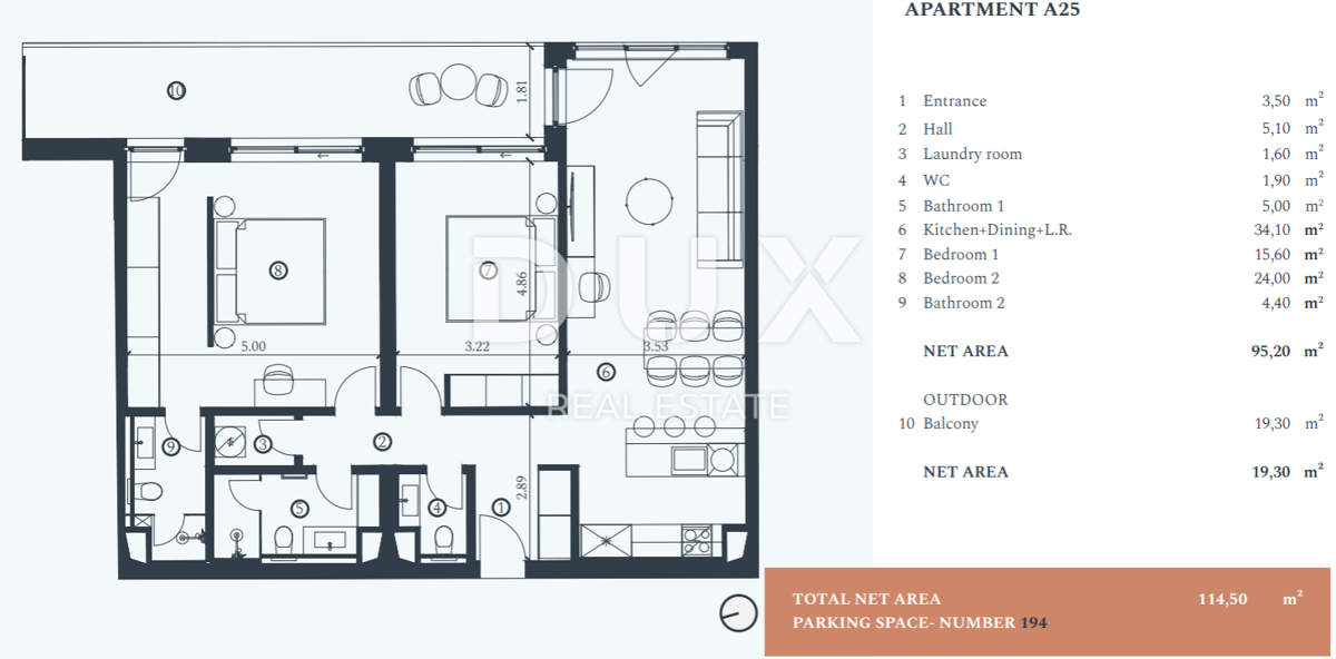 Stanovanje Savudrija, Umag, 103,60m2