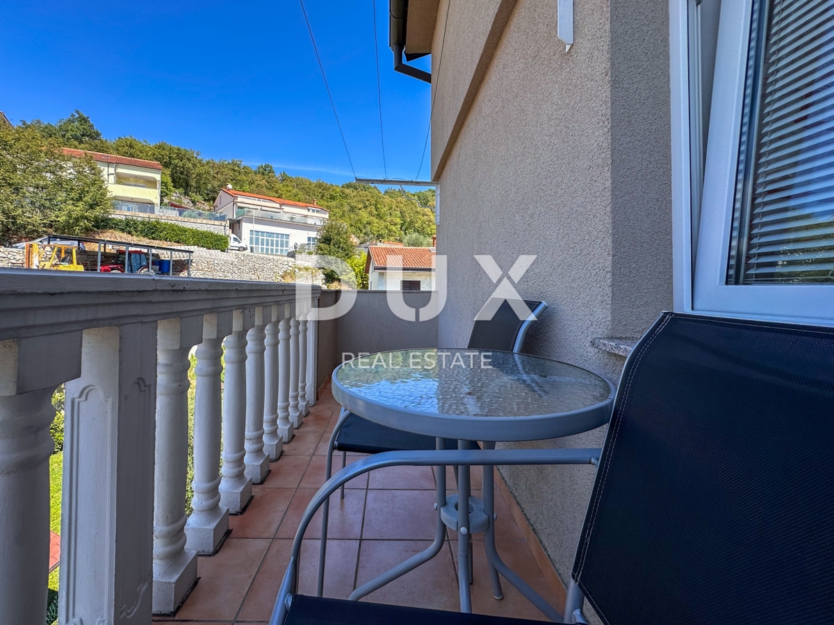 OPATIJA, MATULJI, JUŠIĆI - Duplex 3s+db, 1. nadstropje, 103,5 m2, pogled na morje!