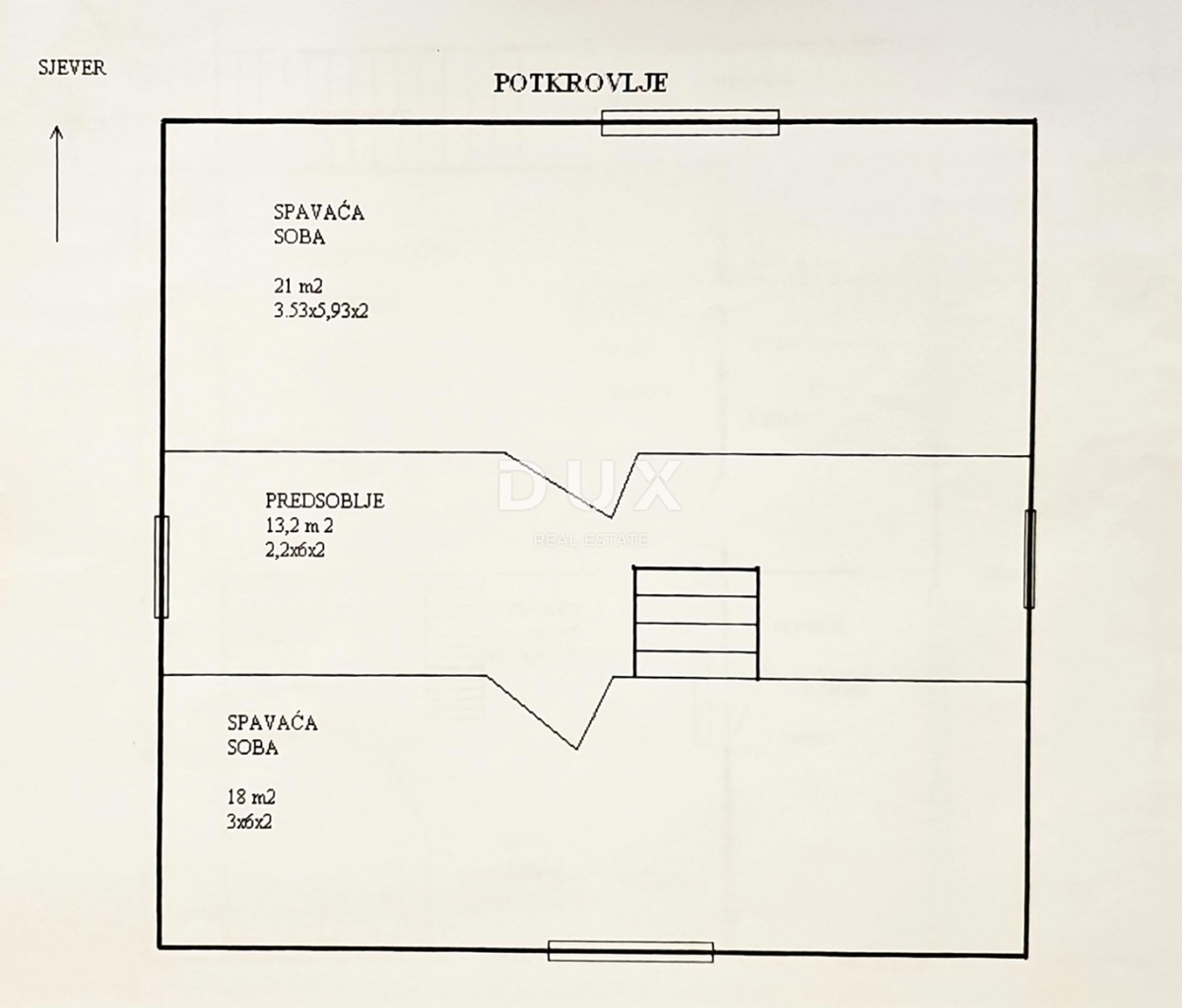 RIJEKA, CENTER - Dupleks stanovanje 104 m2, z dvoriščem in parkiriščem