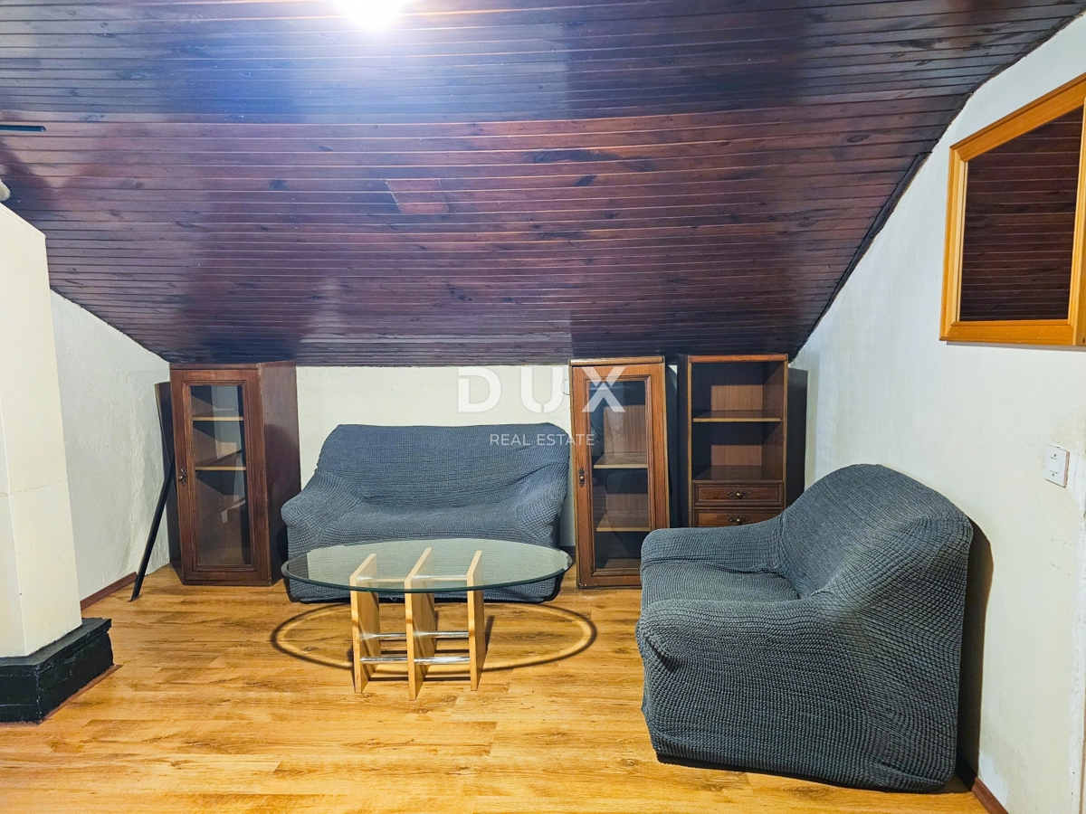 RIJEKA, CENTER - Dupleks stanovanje 104 m2, z dvoriščem in parkiriščem