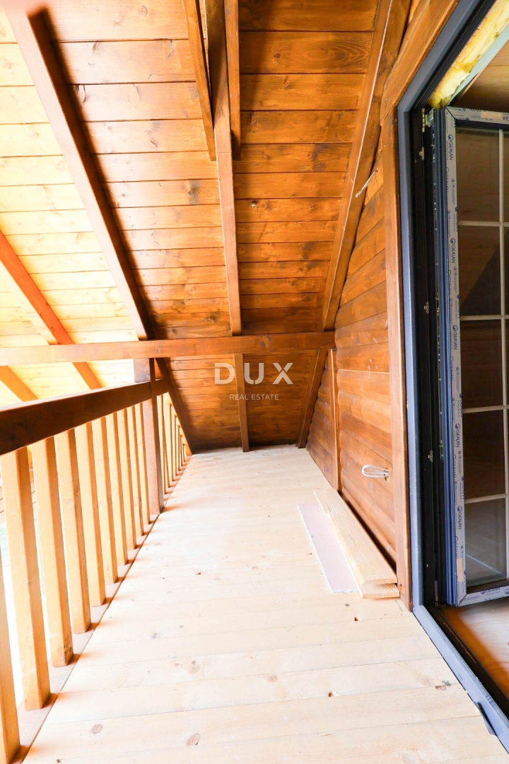 GORSKI KOTAR, LIČ - Samostojna lesena hiša v zaključni fazi, na samem