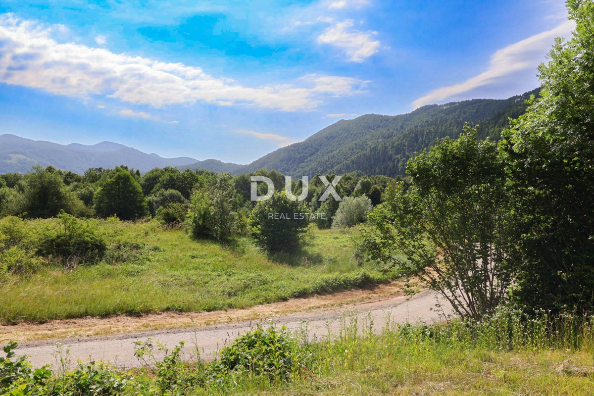 GORSKI KOTAR, LIČ - Samostojna lesena hiša v zaključni fazi, na samem