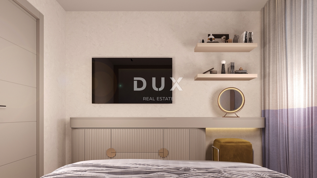 RIJEKA, KANTRIDA - 151m2 veliko stanovanje v luksuzni novogradnji le 250 metrov od morja z garažo in panoramskim pogledom na morje