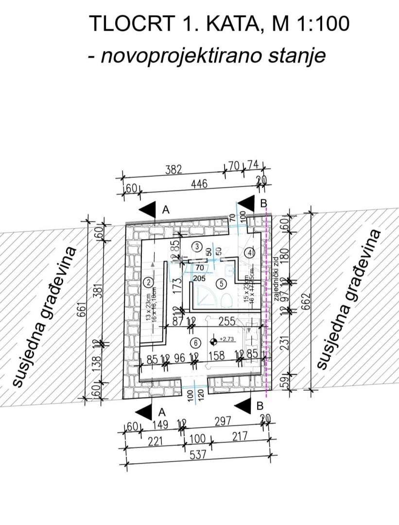 ISTRA, KRASICA - Avtohtona istrska hiša za adaptacijo