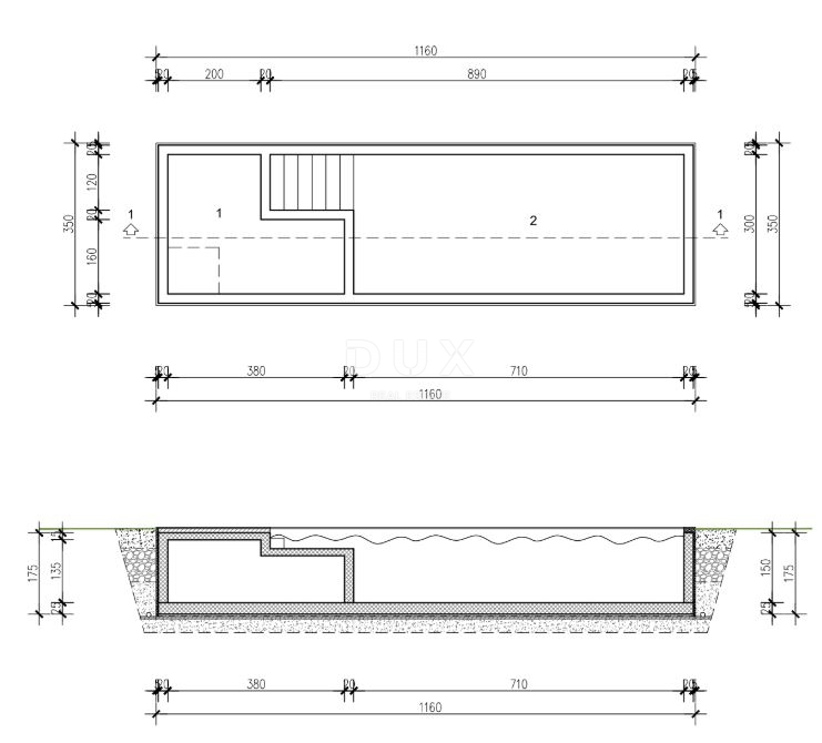 ISTRA, SVETVINČENAT - Moderna enonadstropna hiša z bazenom v mirnem okolju